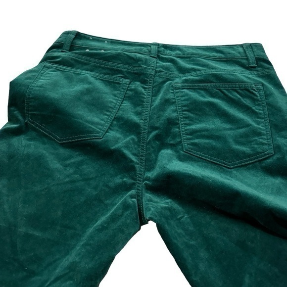 Talbots Velveteen Green Straight Leg Pants‎ - Picture 7 of 9